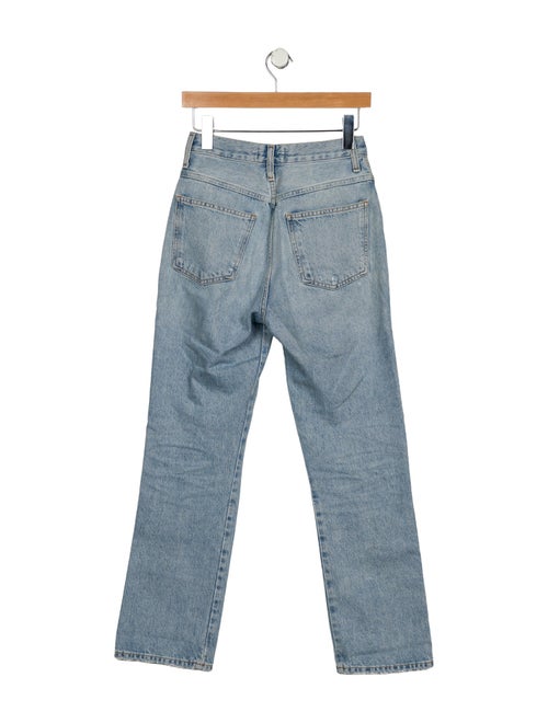 AGOLDE High-Rise Straight Leg Jeans