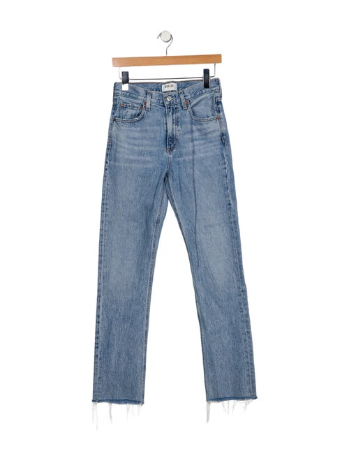 AGOLDE High-Rise Straight Leg Jeans