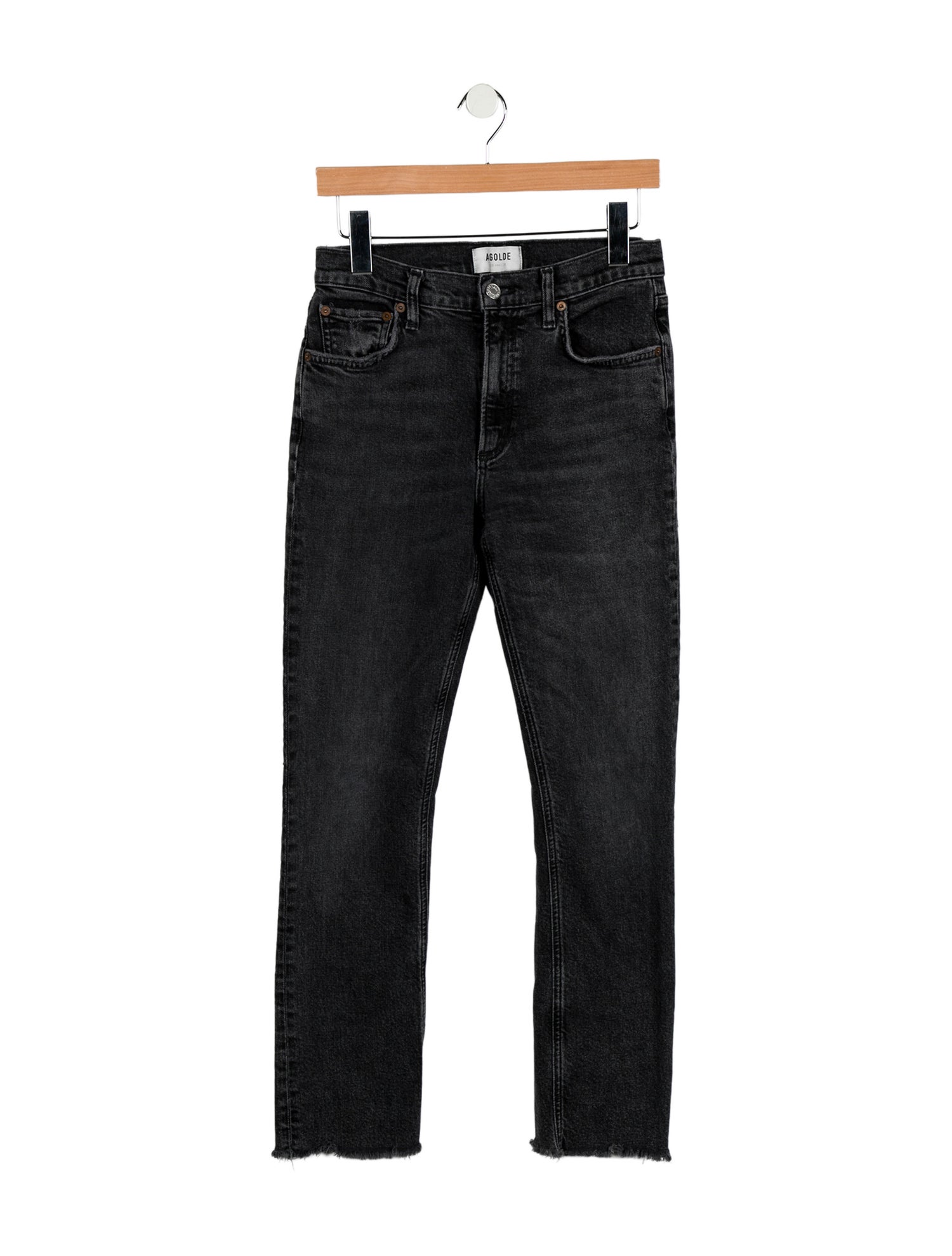 AGOLDE High-Rise Straight Leg Jeans