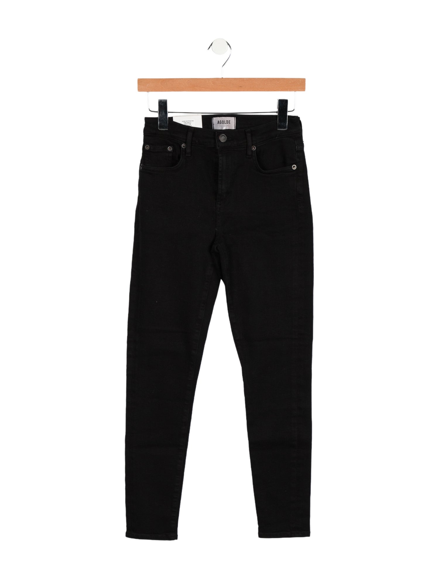 AGOLDE Mid-Rise Skinny Leg Jeans