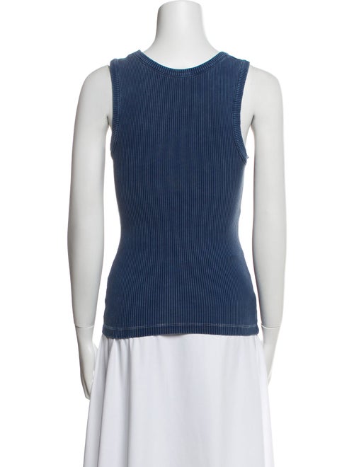 AGOLDE Striped Scoop Neck Top