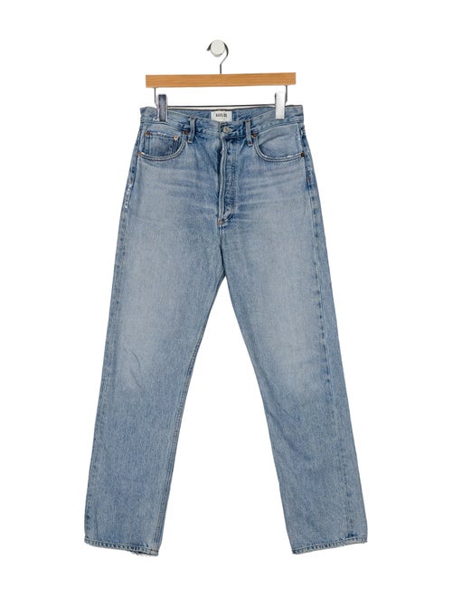 AGOLDE High-Rise Straight Leg Jeans