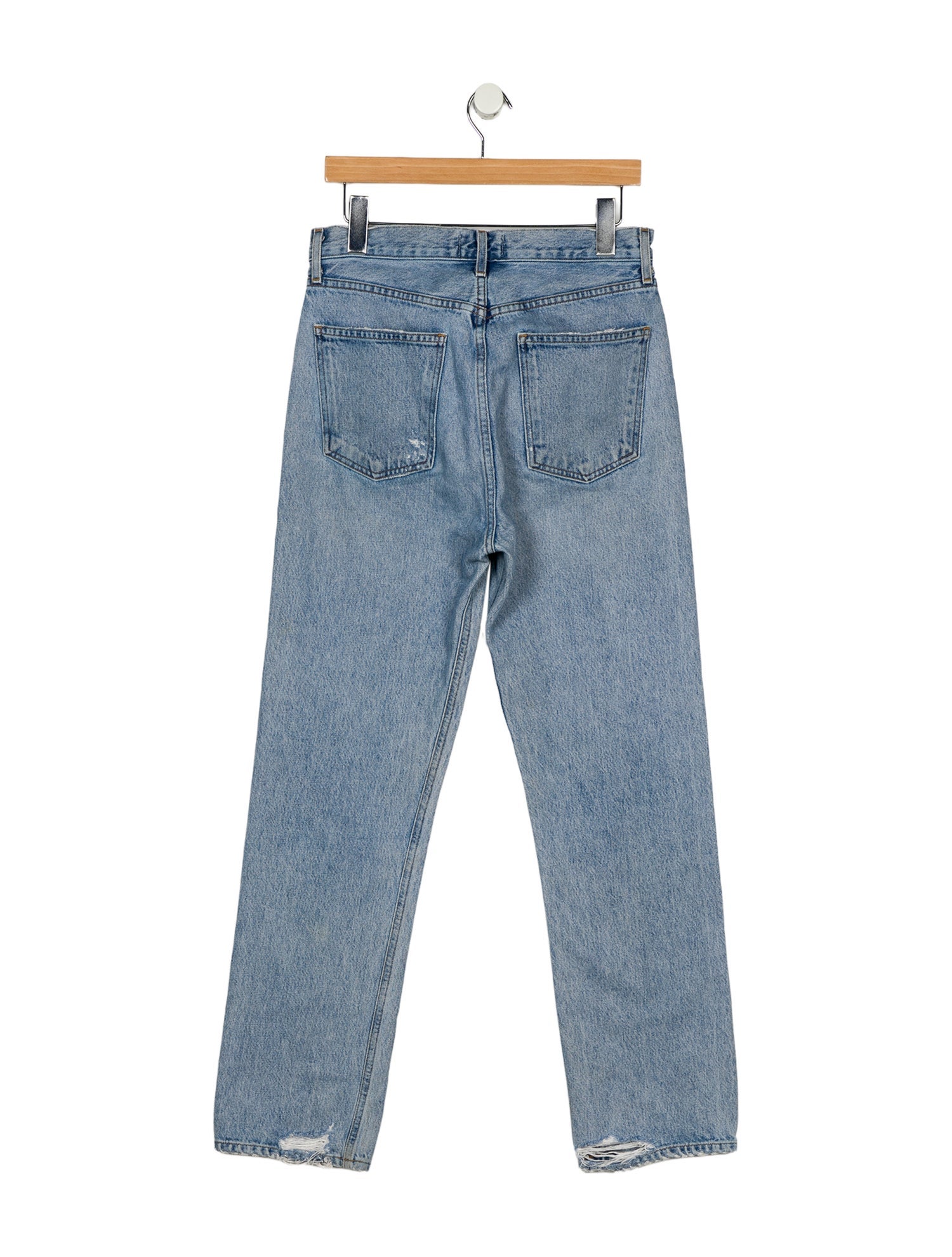 AGOLDE High-Rise Straight Leg Jeans