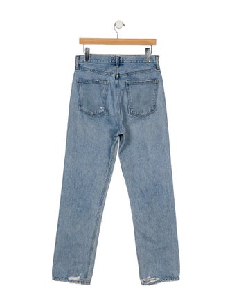 AGOLDE High-Rise Straight Leg Jeans