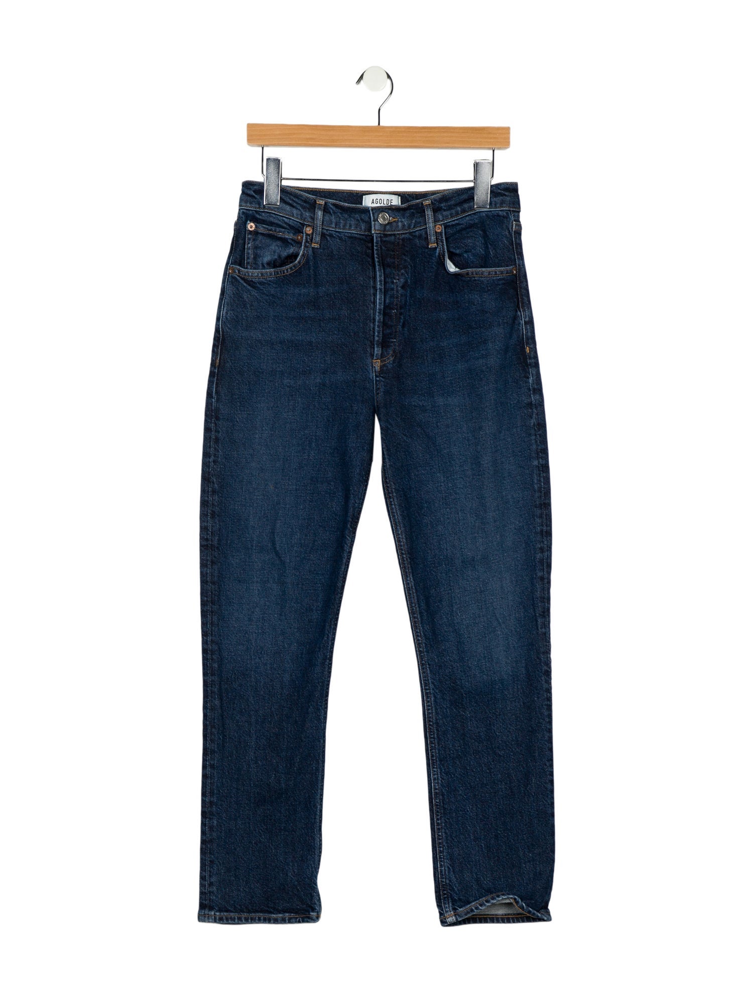 AGOLDE High-Rise Straight Leg Jeans
