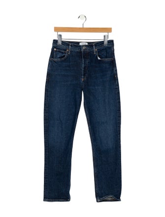 AGOLDE High-Rise Straight Leg Jeans