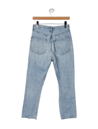 AGOLDE Mid-Rise Straight Leg Jeans