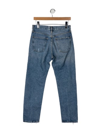 AGOLDE High-Rise Straight Leg Jeans