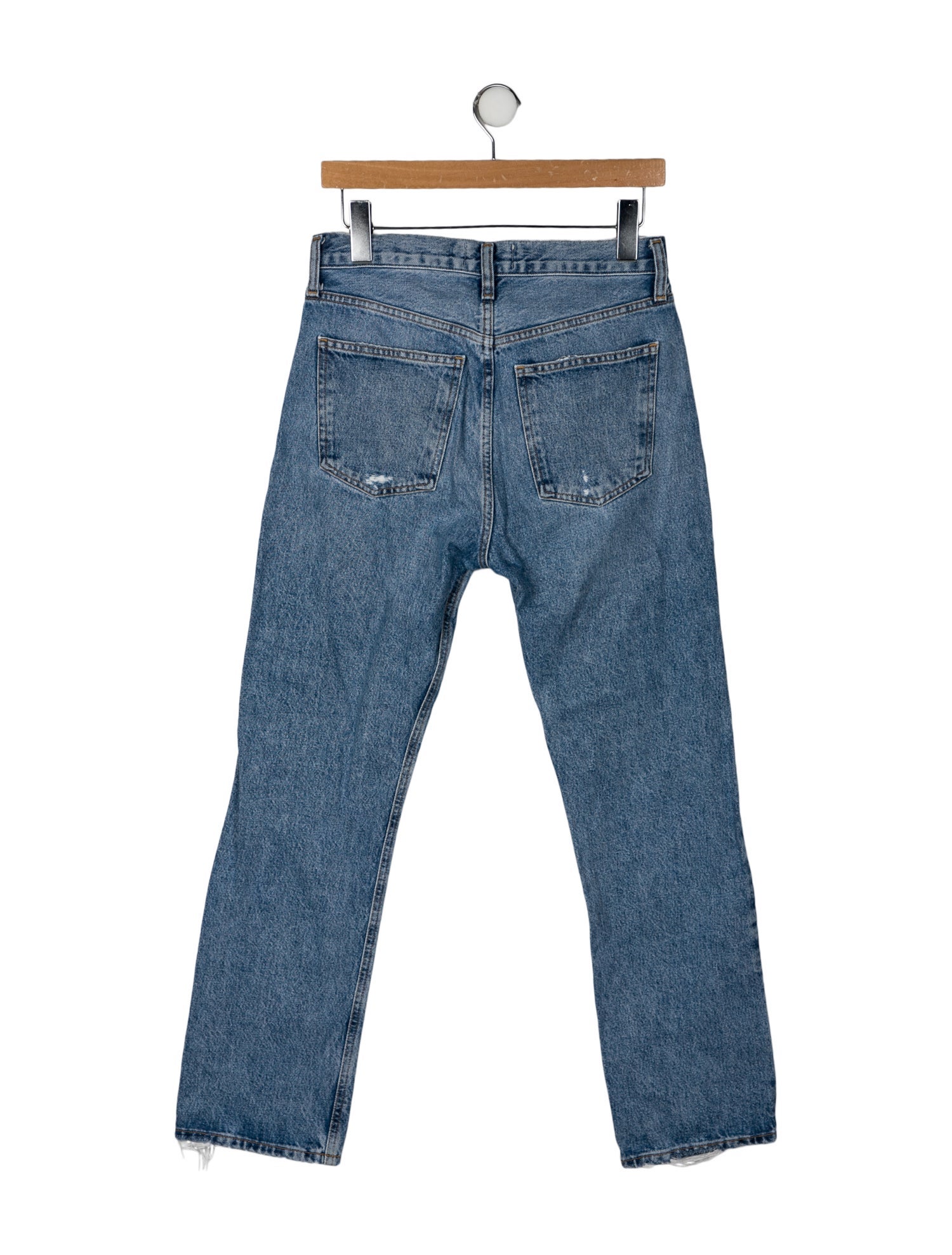 AGOLDE High-Rise Straight Leg Jeans