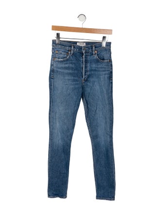 AGOLDE Mid-Rise Skinny Leg Jeans