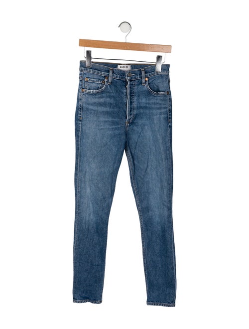 AGOLDE Mid-Rise Skinny Leg Jeans