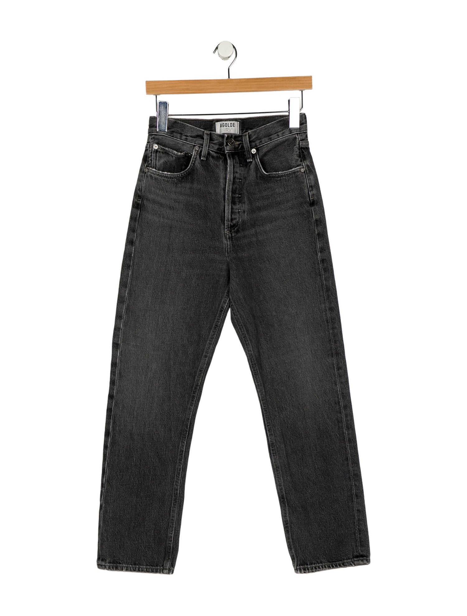 AGOLDE High-Rise Straight Leg Jeans
