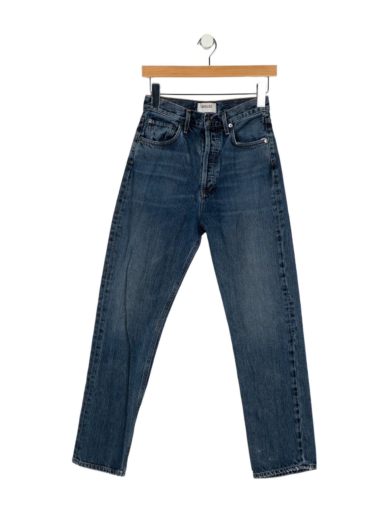 AGOLDE High-Rise Straight Leg Jeans