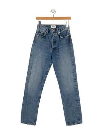 AGOLDE High-Rise Straight Leg Jeans
