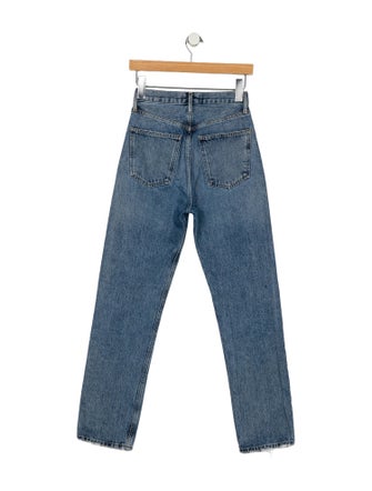 AGOLDE High-Rise Straight Leg Jeans