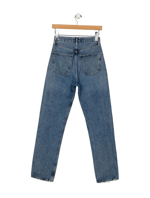 AGOLDE High-Rise Straight Leg Jeans