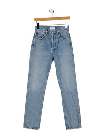AGOLDE Mid-Rise Straight Leg Jeans
