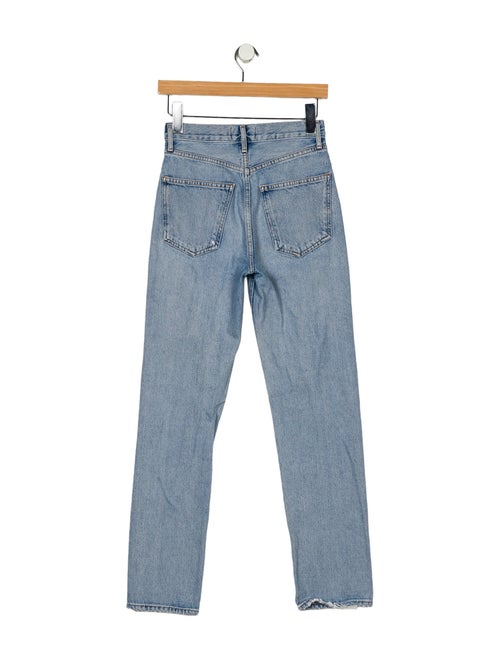 AGOLDE Mid-Rise Straight Leg Jeans