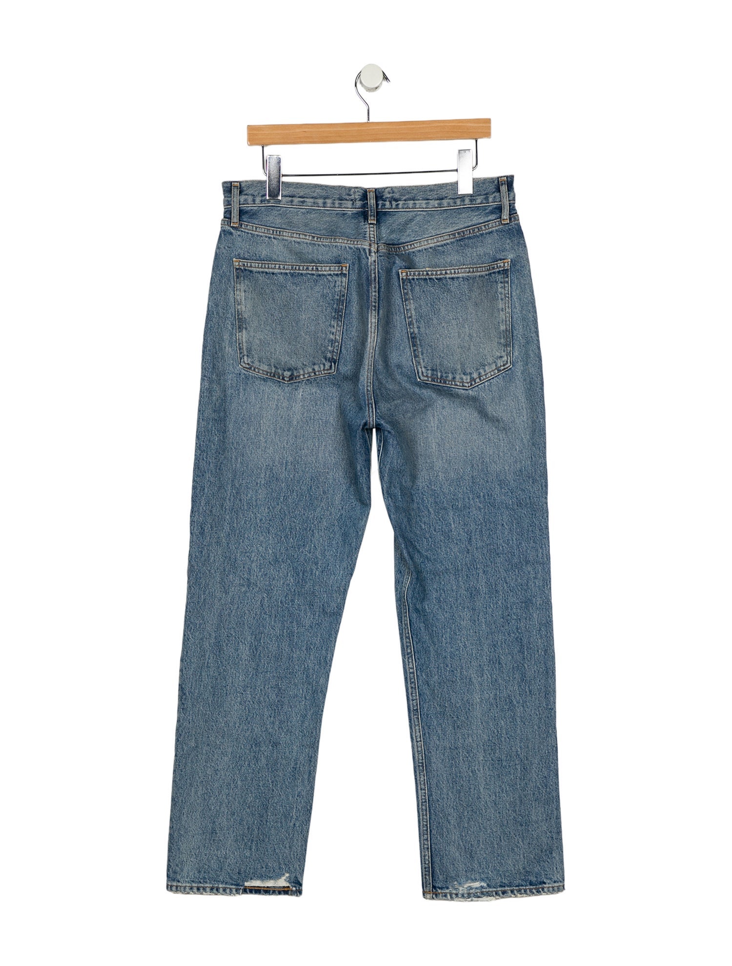 AGOLDE High-Rise Straight Leg Jeans