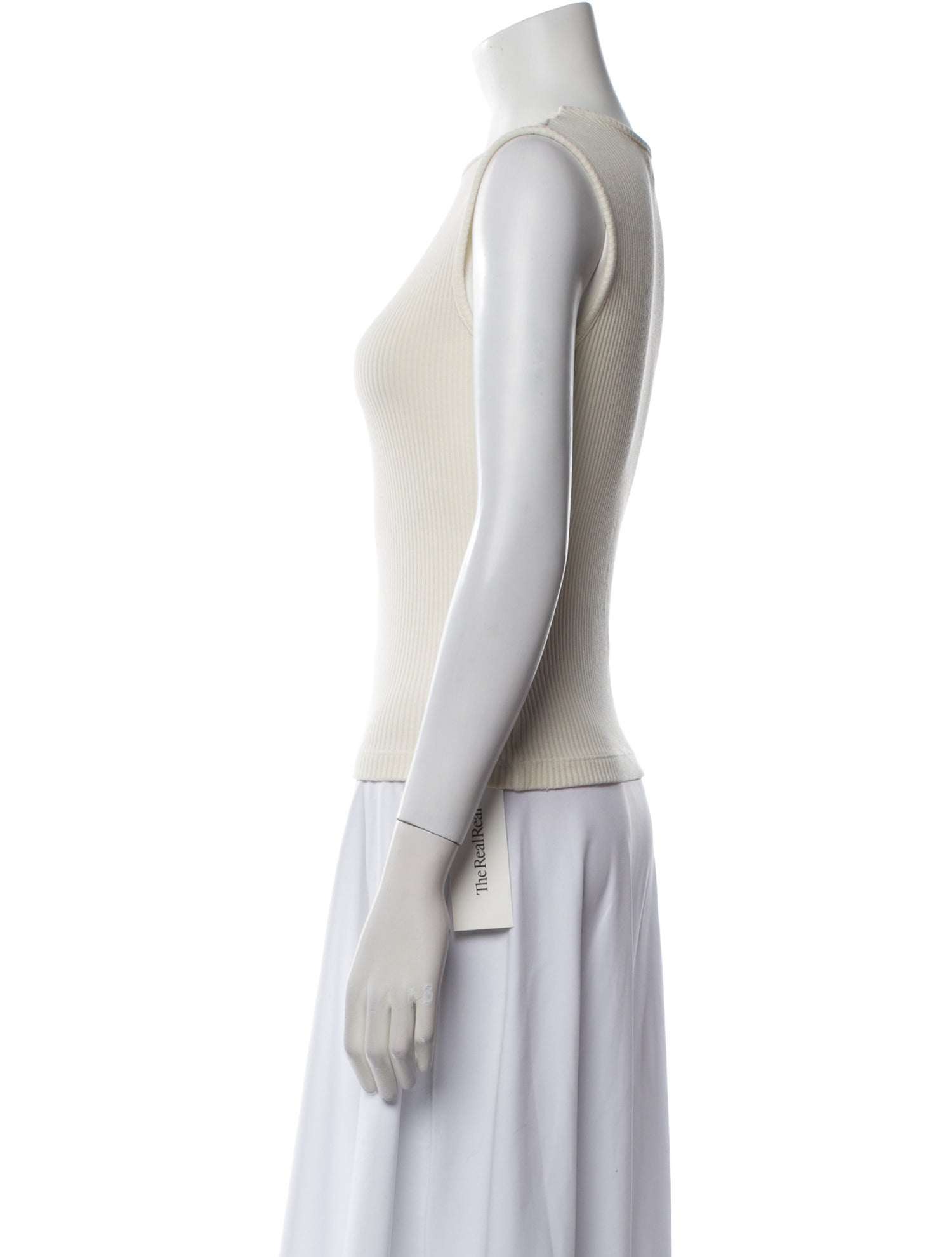 AGOLDE Crew Neck Sleeveless Top