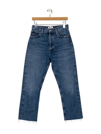 AGOLDE High-Rise Straight Leg Jeans