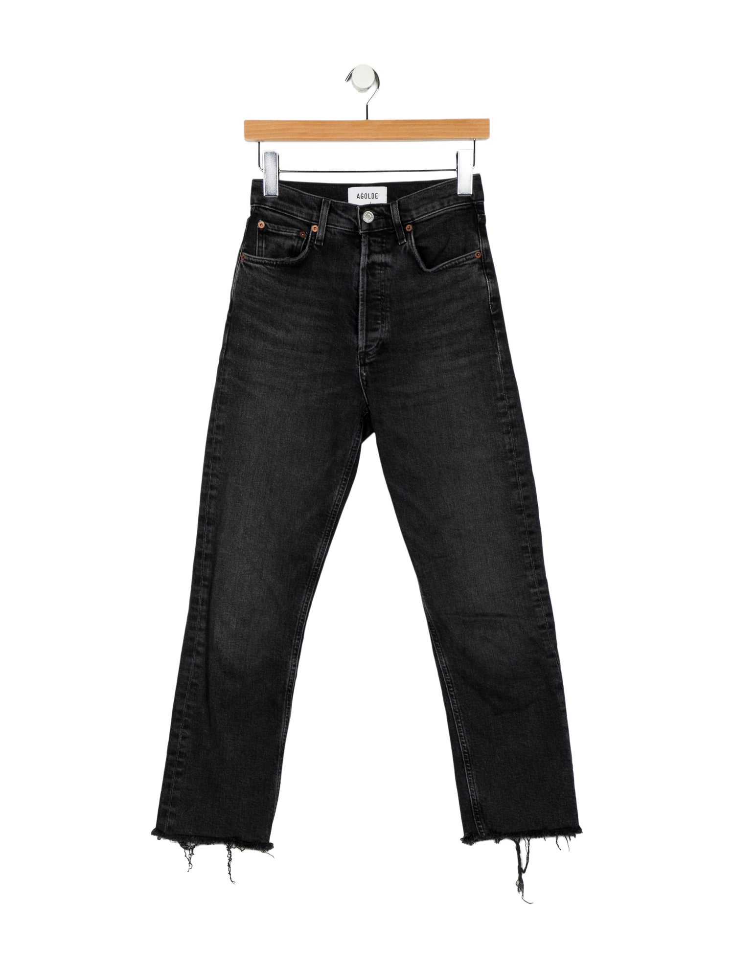AGOLDE Mid-Rise Straight Leg Jeans