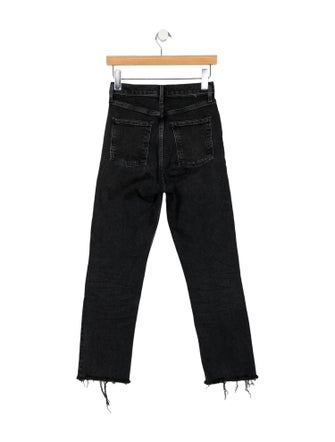 AGOLDE Mid-Rise Straight Leg Jeans