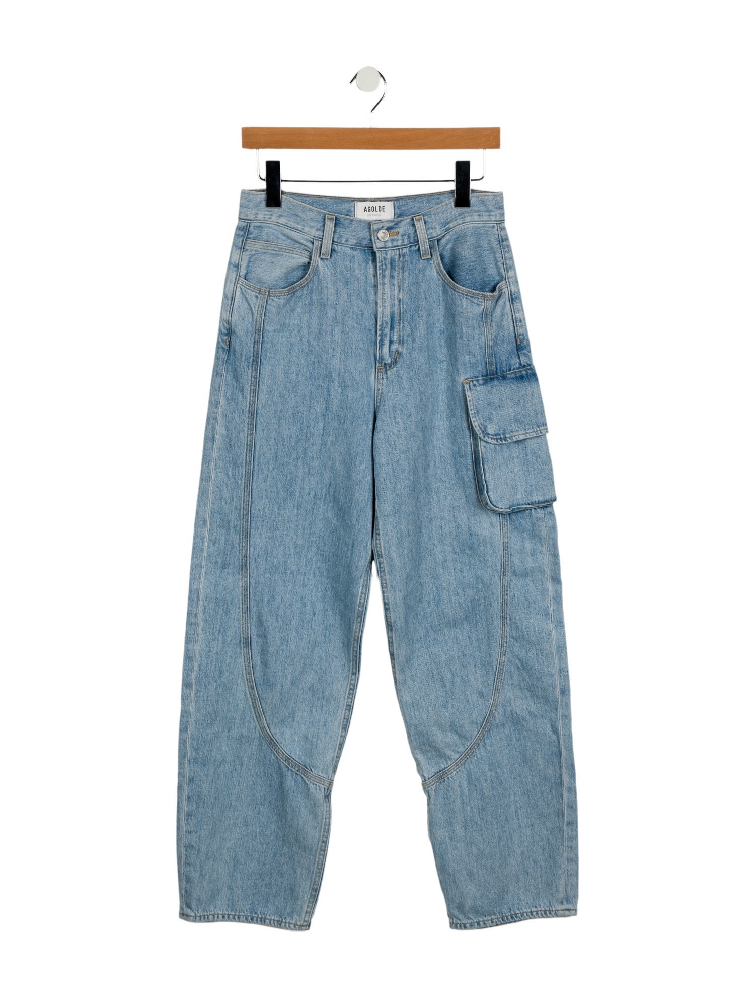 AGOLDE High-Rise Straight Leg Jeans