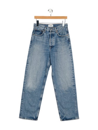 AGOLDE Mid-Rise Wide Leg Jeans