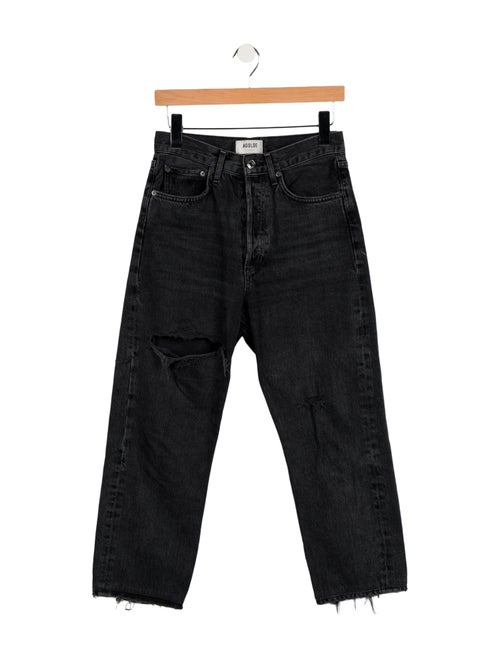 AGOLDE High-Rise Straight Leg Jeans