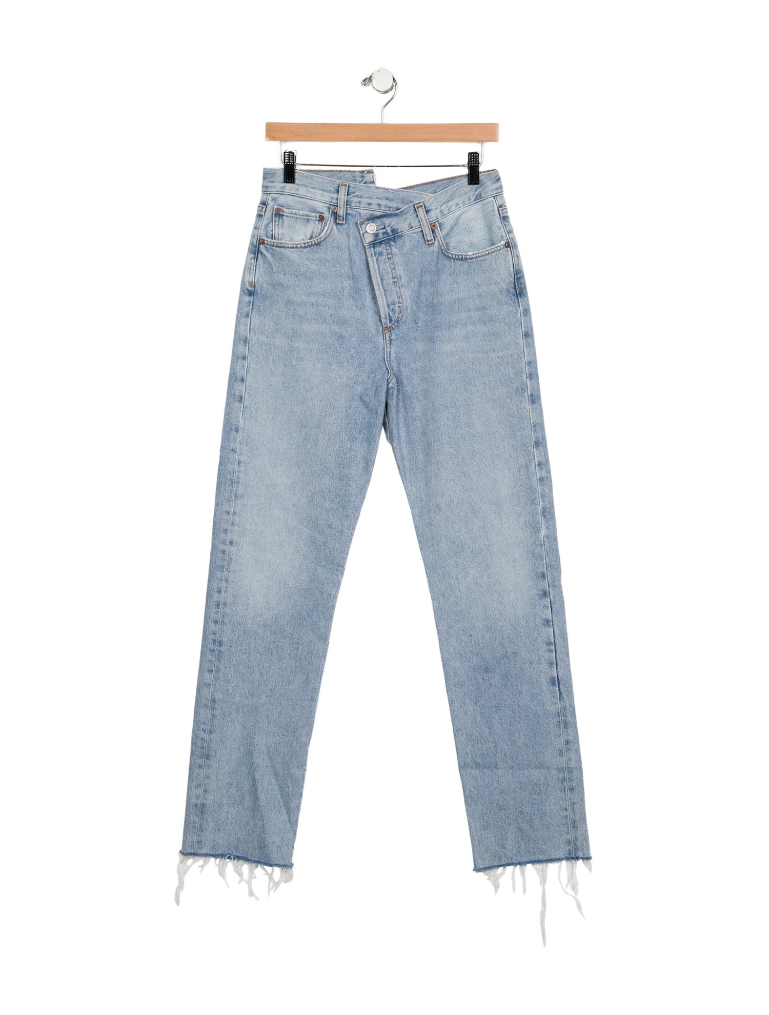 AGOLDE High-Rise Straight Leg Jeans