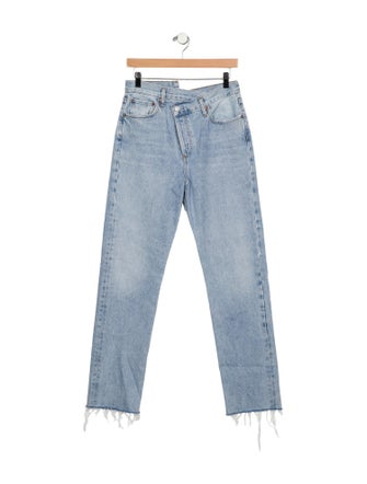 AGOLDE High-Rise Straight Leg Jeans
