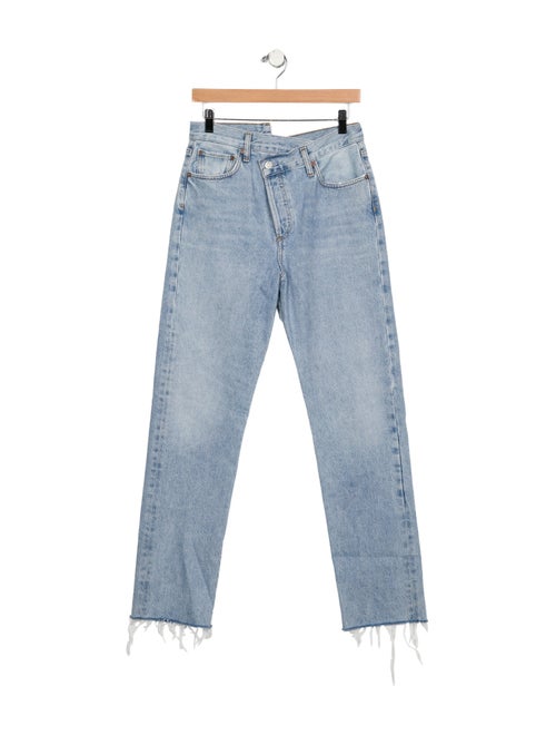 AGOLDE High-Rise Straight Leg Jeans