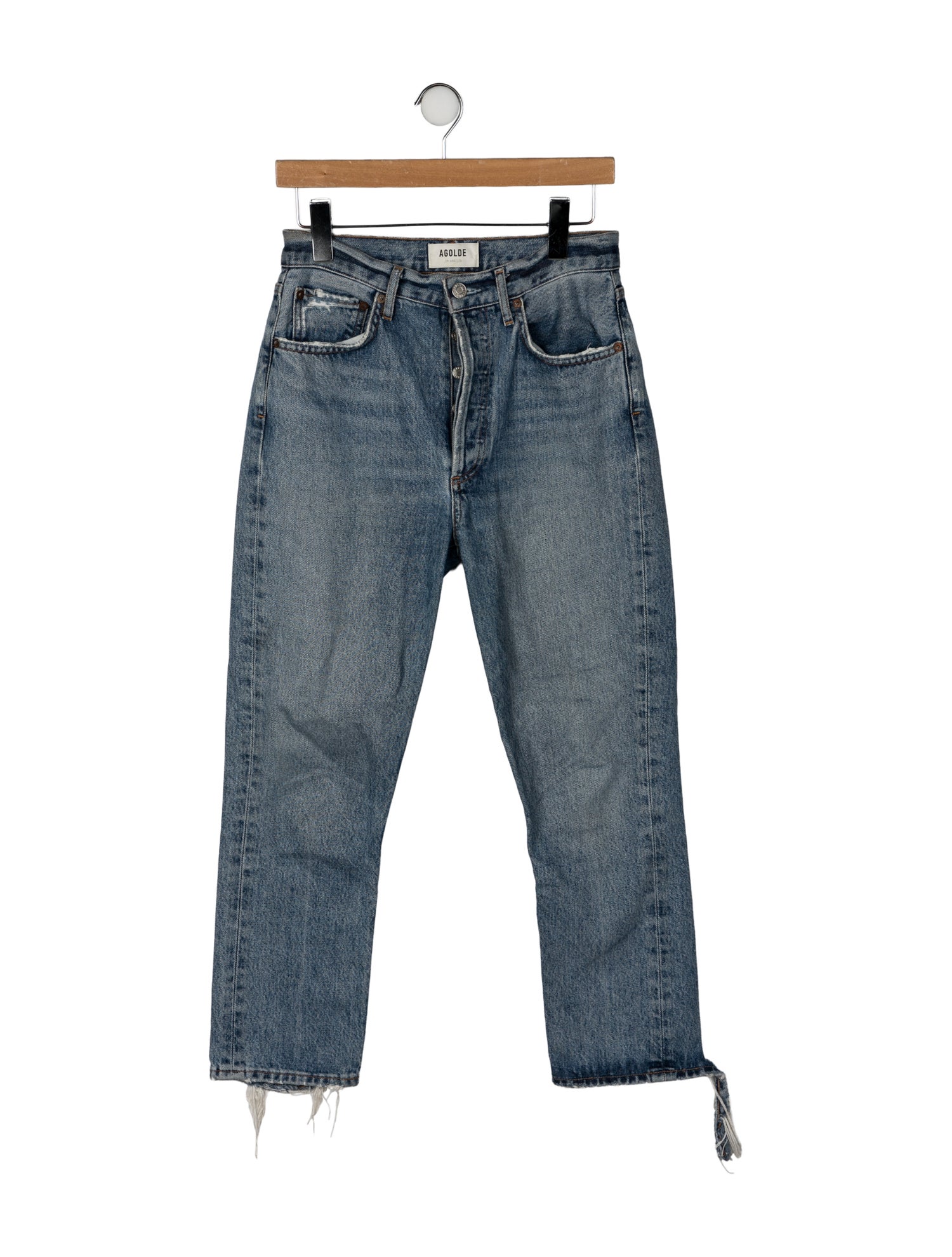 AGOLDE High-Rise Straight Leg Jeans