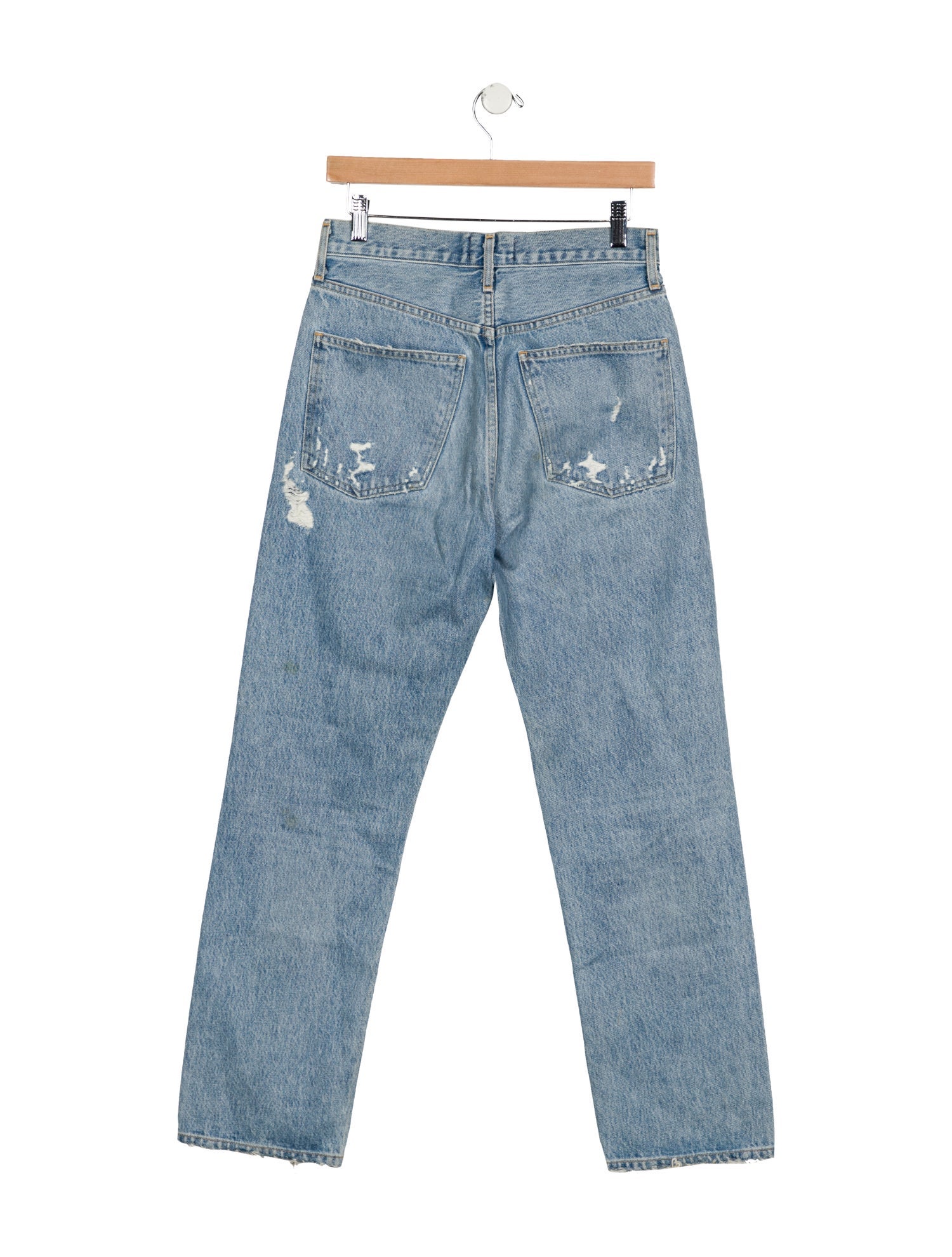 AGOLDE Mid-Rise Straight Leg Jeans