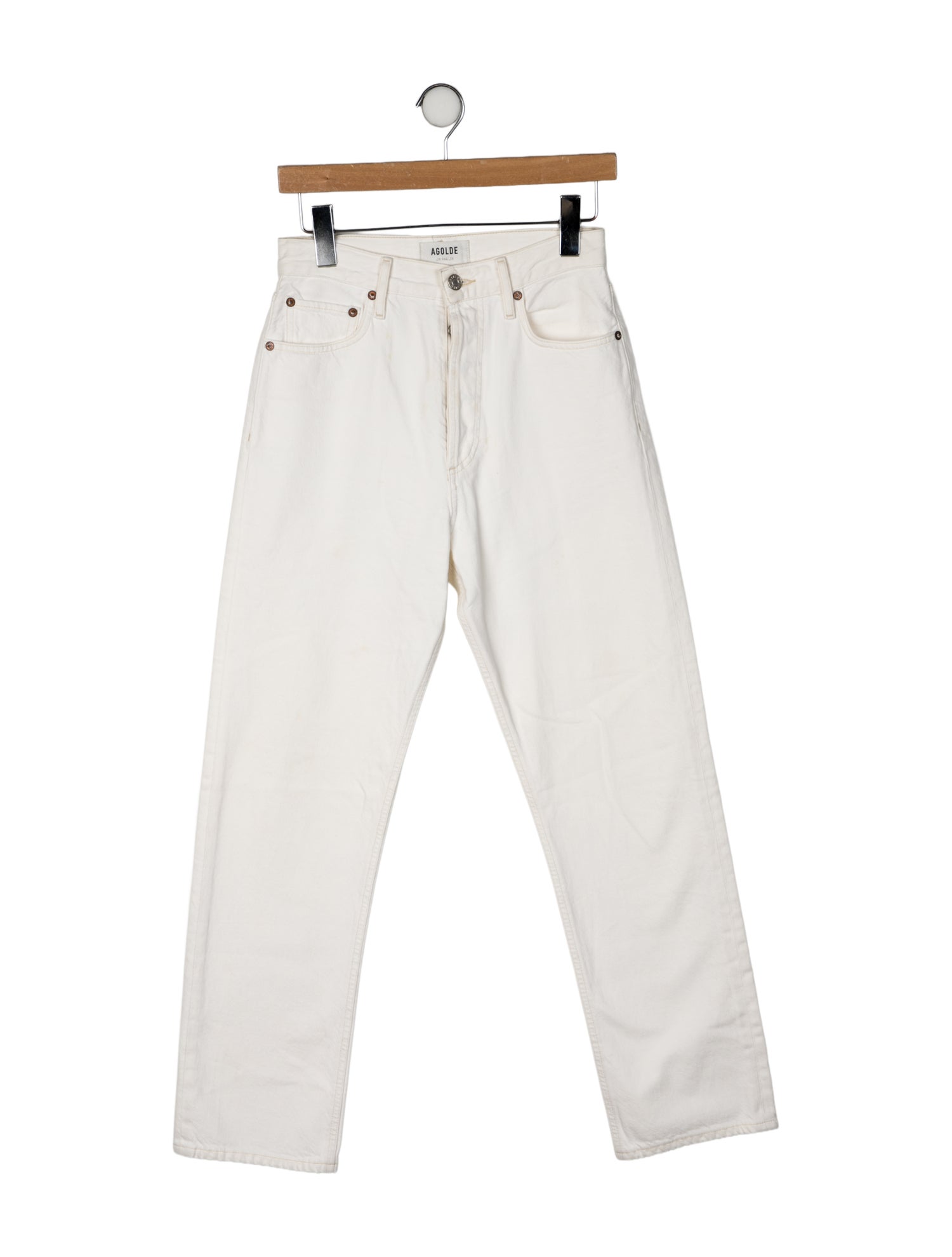 AGOLDE High-Rise Straight Leg Jeans