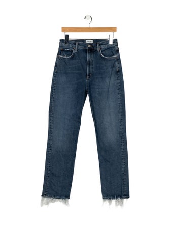 AGOLDE High-Rise Straight Leg Jeans