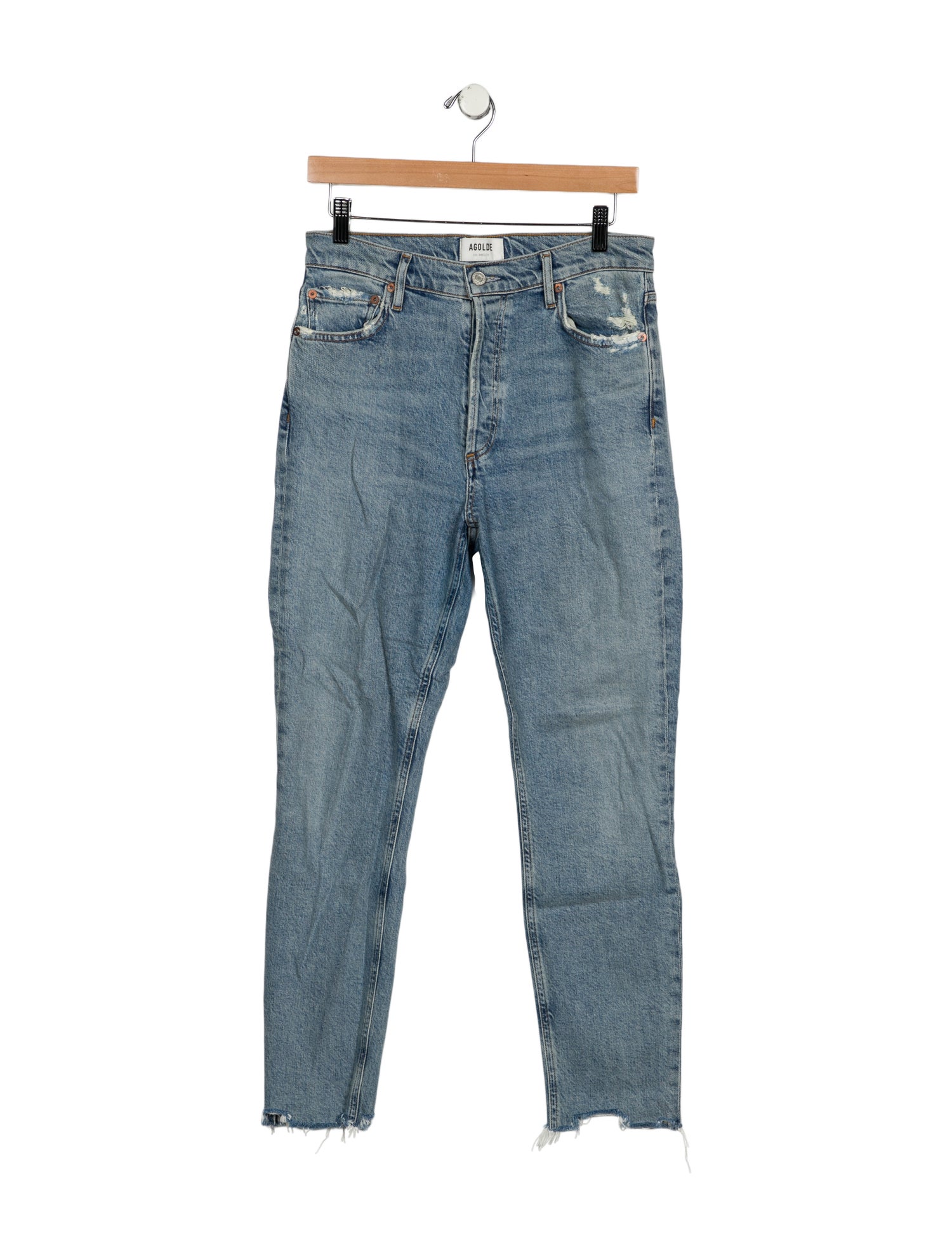 AGOLDE High-Rise Skinny Leg Jeans