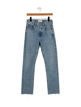 AGOLDE Mid-Rise Straight Leg Jeans