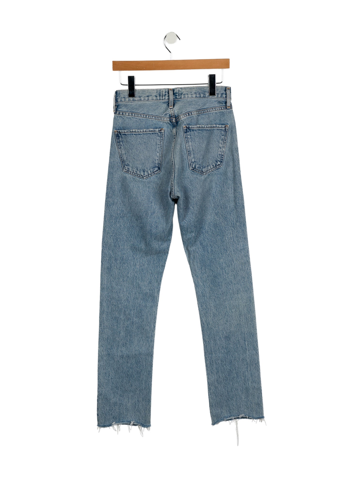 AGOLDE Mid-Rise Straight Leg Jeans