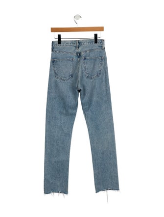 AGOLDE Mid-Rise Straight Leg Jeans