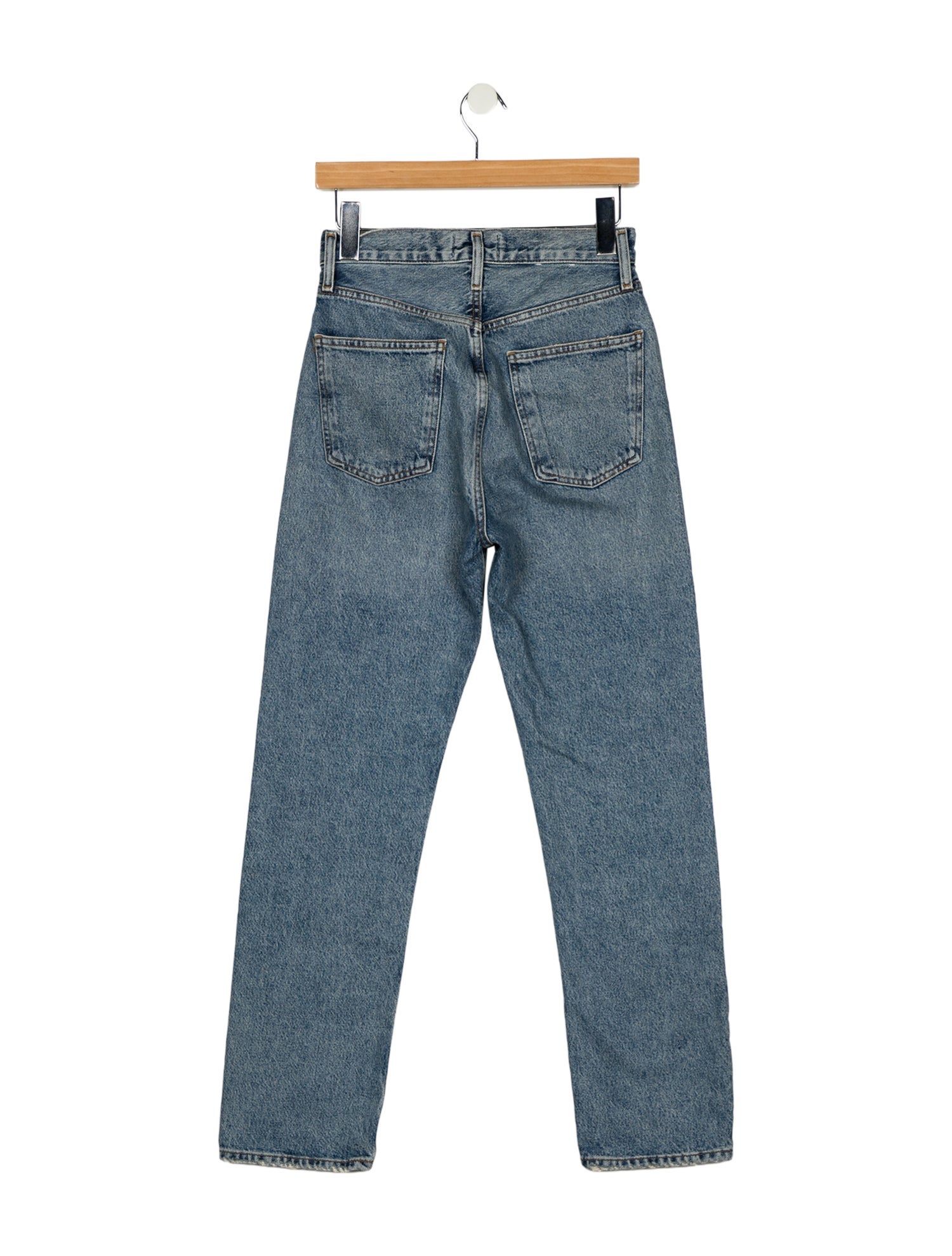 AGOLDE High-Rise Straight Leg Jeans