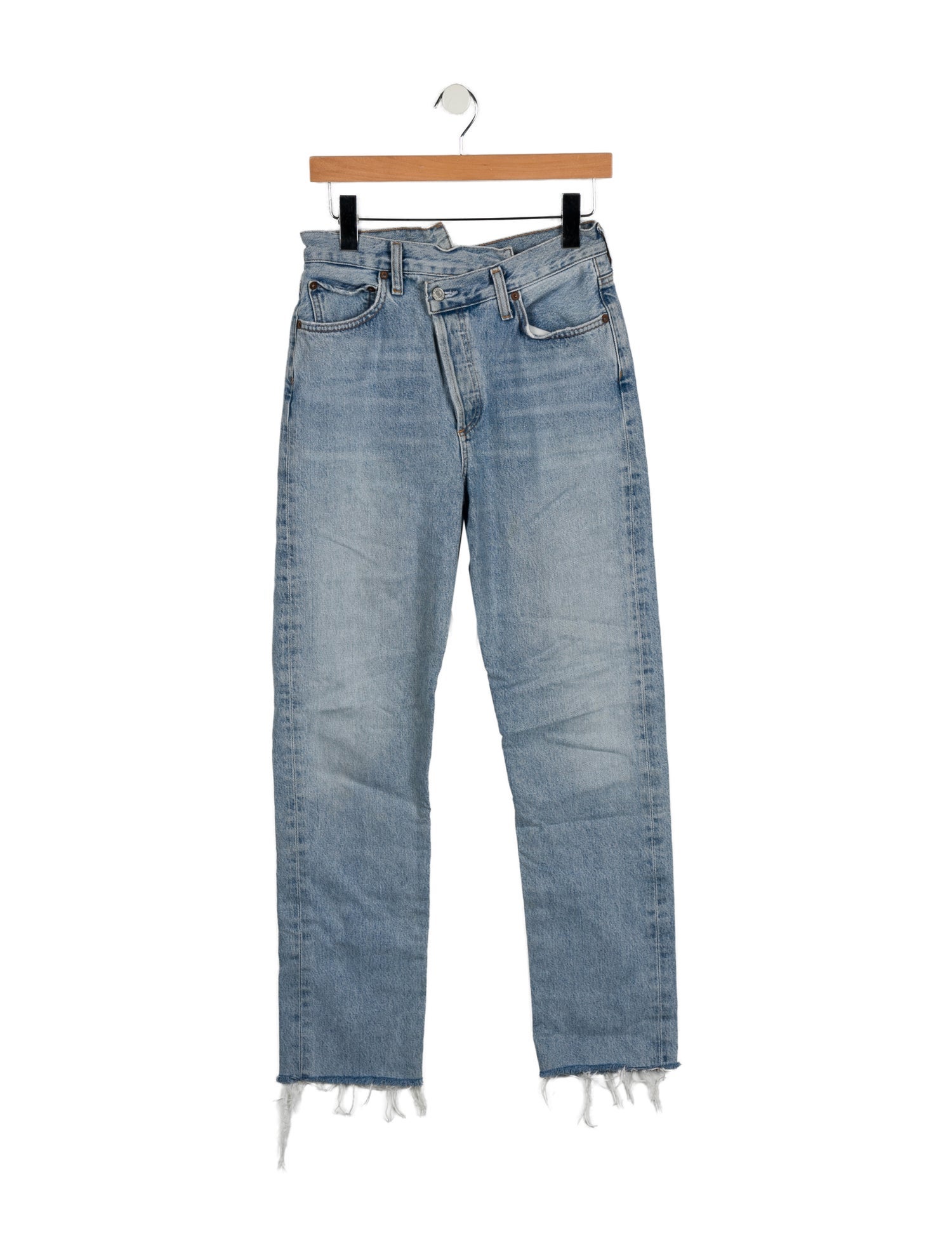AGOLDE High-Rise Straight Leg Jeans