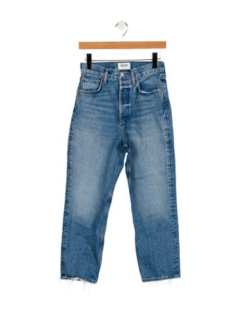 AGOLDE Mid-Rise Straight Leg Jeans