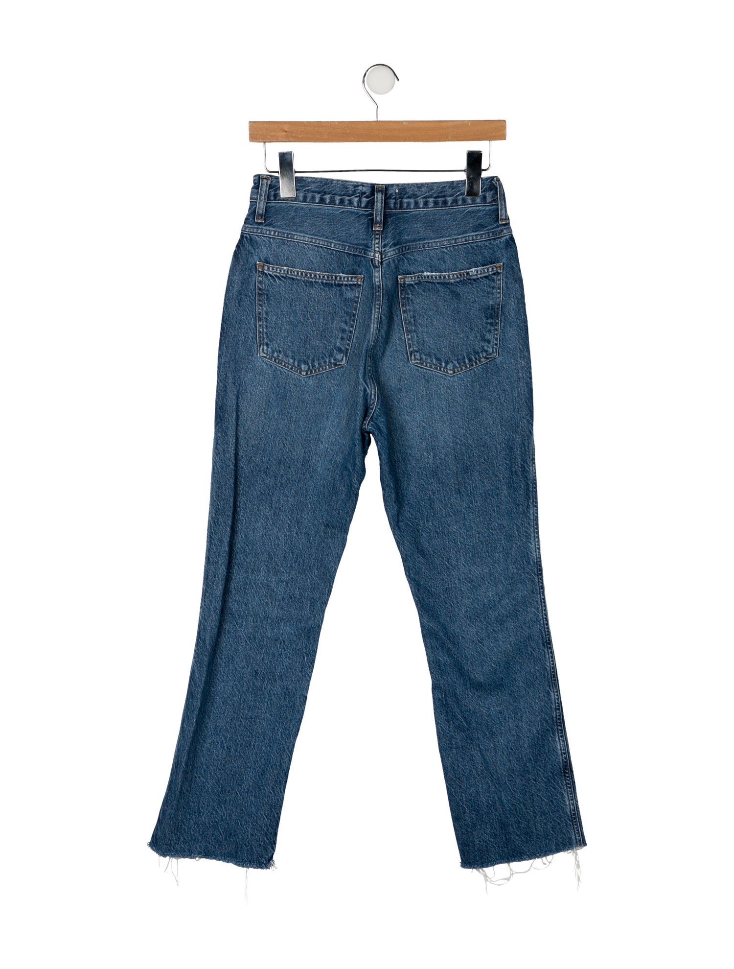 AGOLDE High-Rise Straight Leg Jeans
