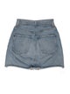 AGOLDE Raw-Edge Trim Mini Skirt
