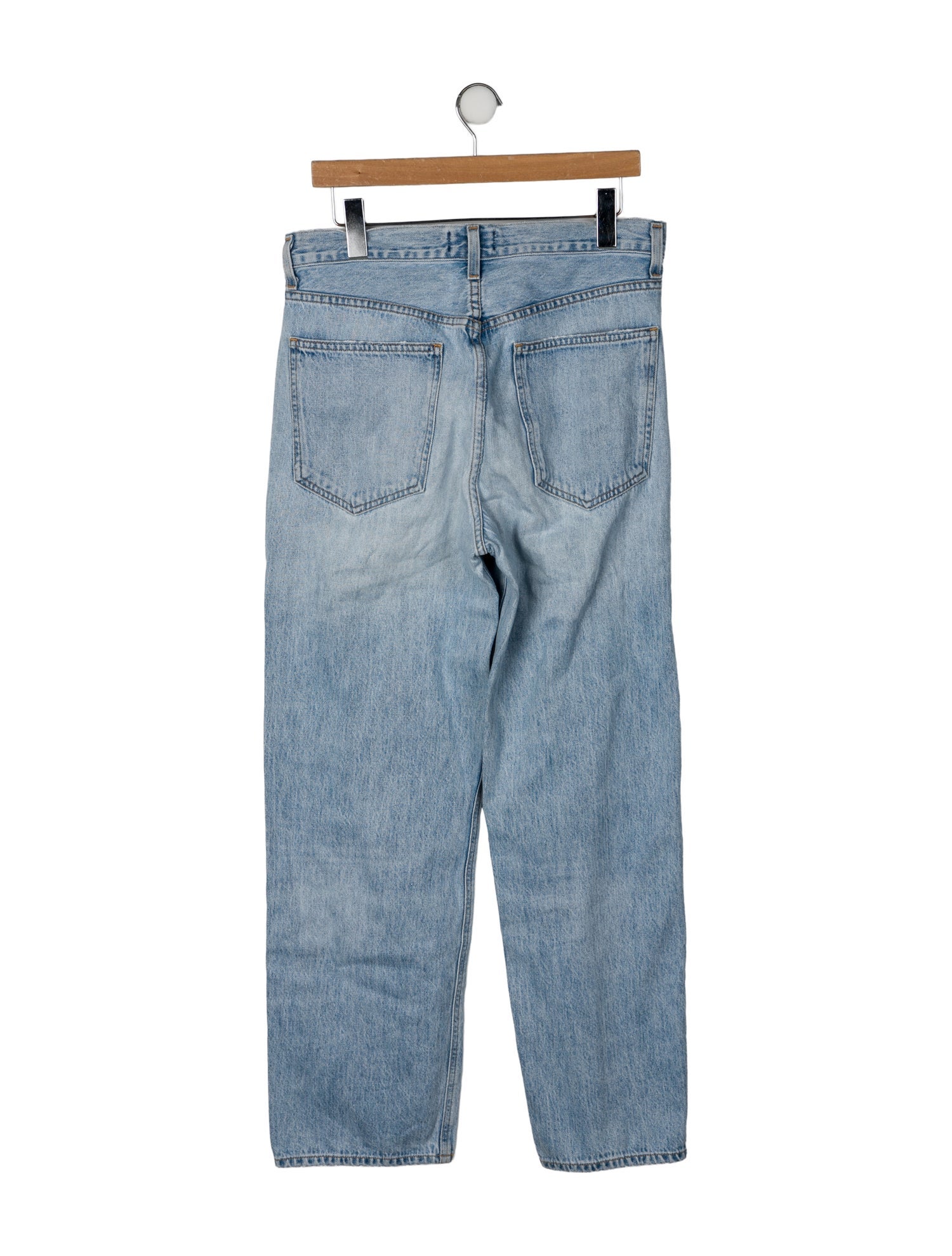 AGOLDE High-Rise Straight Leg Jeans