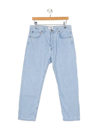 AGOLDE Mid-Rise Straight Leg Jeans