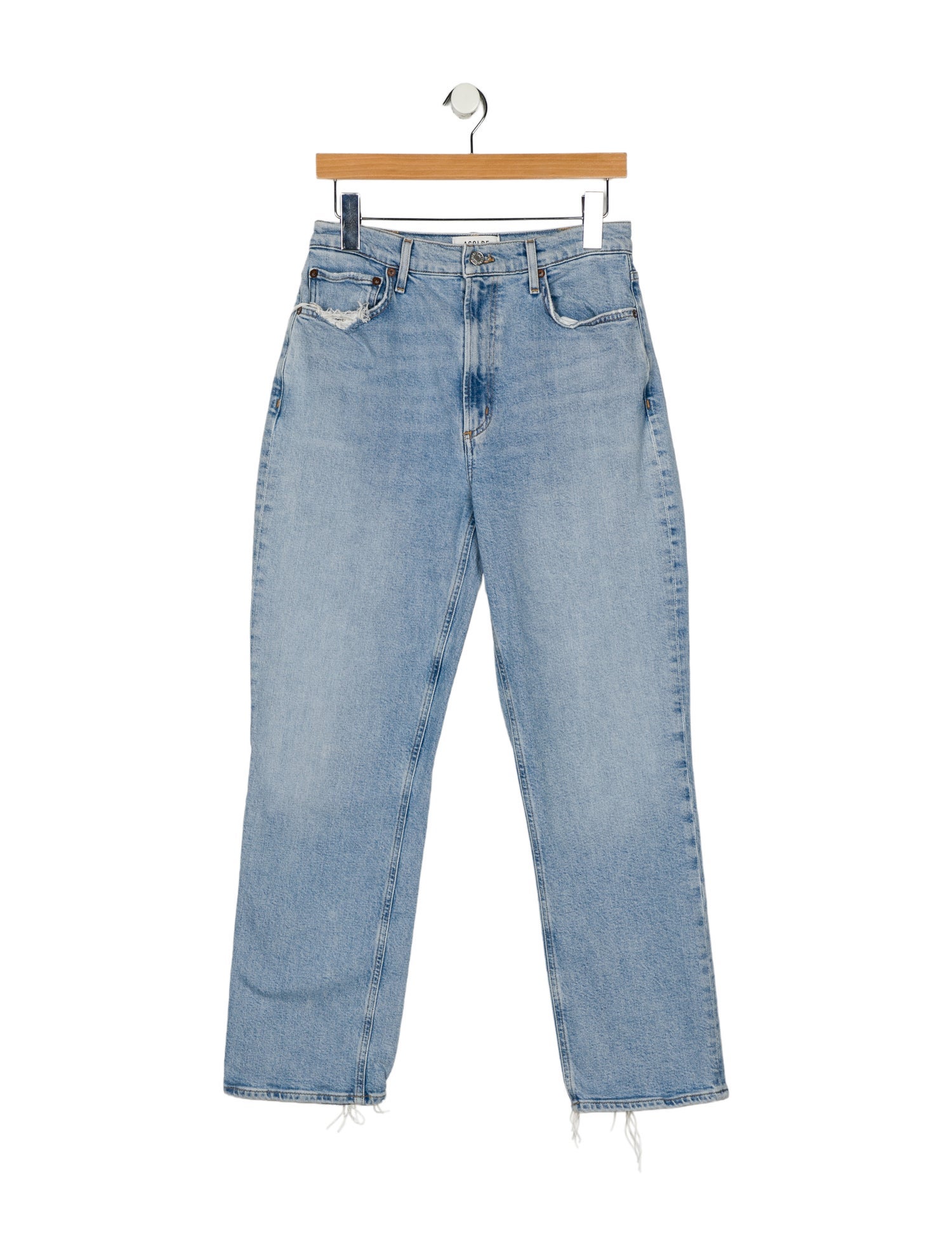 AGOLDE High-Rise Straight Leg Jeans