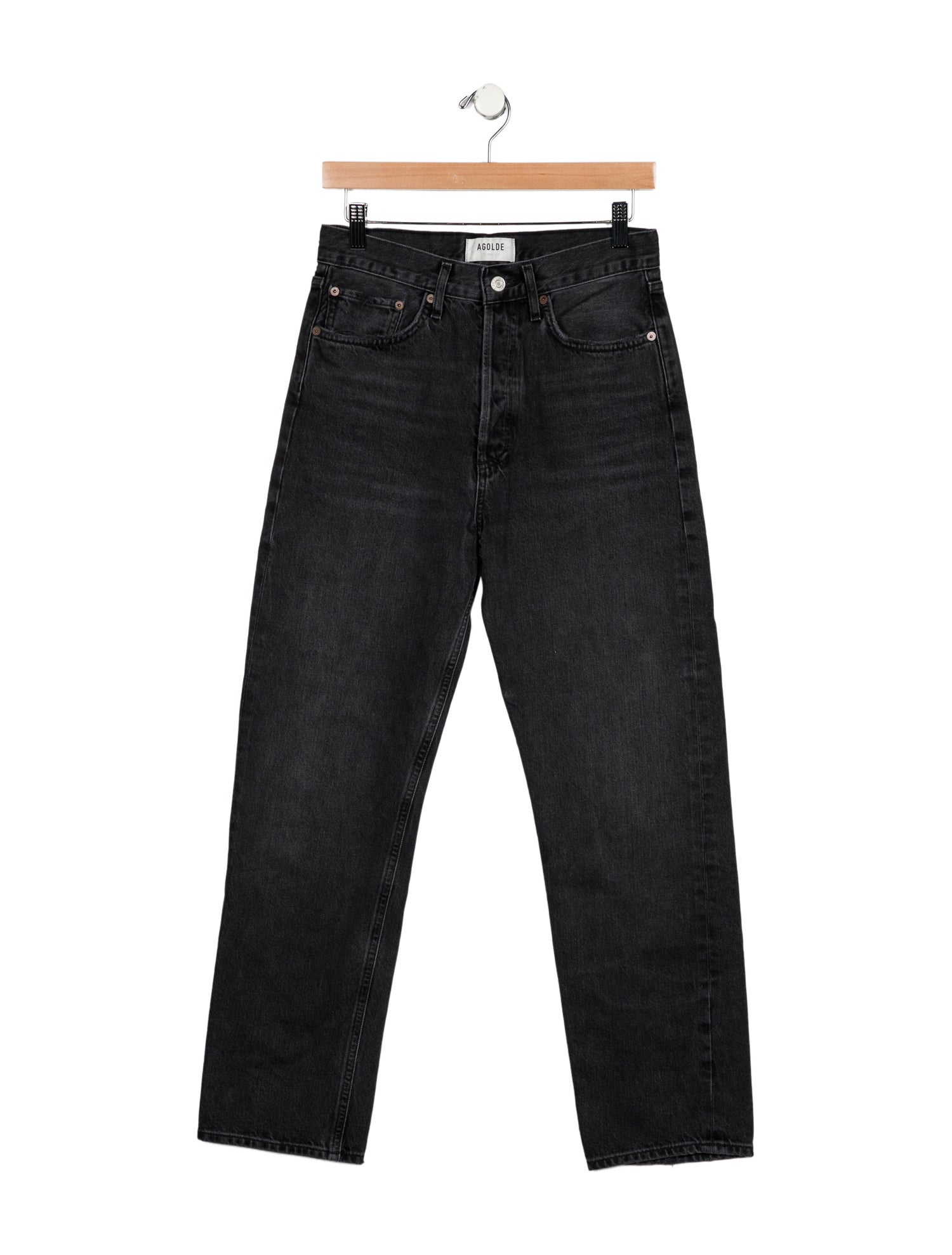 AGOLDE High-Rise Straight Leg Jeans